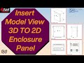 EP-10 EPLAN Pro Panel Insert Model view 3D TO 2D Enclosure #eplanpropanel #eplan #electricaldesign
