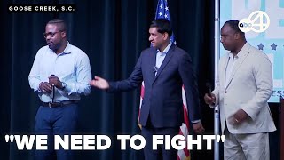 California Rep. Ro Khanna calls for unity at Goose Creek town hall