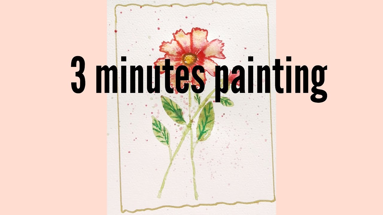 Beginner friendly watercolour painting easy watercolour painting