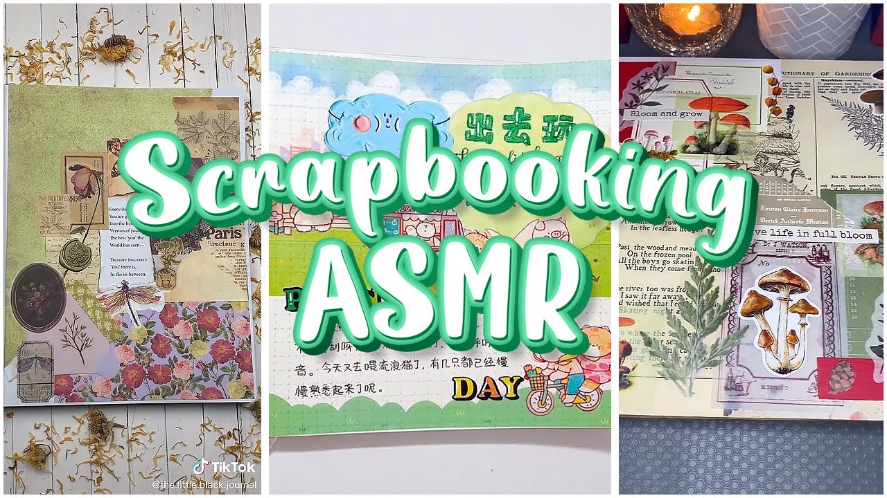 📖 Scrapbooking ASMR 💫 | TikTok Compilation #4