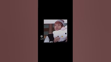 Tiny Taehyung playing with hello kitty plushie🥺💗#v#rm#jhope#jk#suga#jin#jimin#bts#kpop#reel