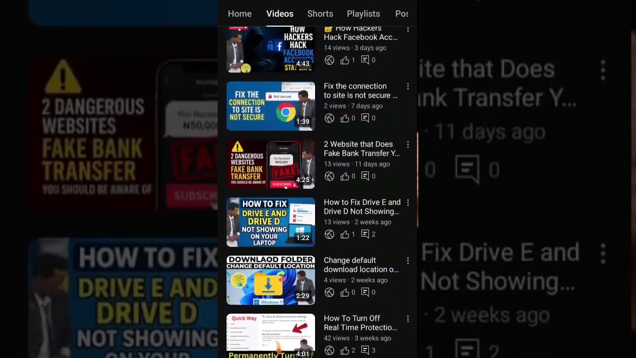 support us as we are dropping cyber security Awareness.. Don't be scammed or Hacked. 