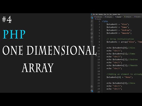 PHP Tutorial for Beginners full, Array