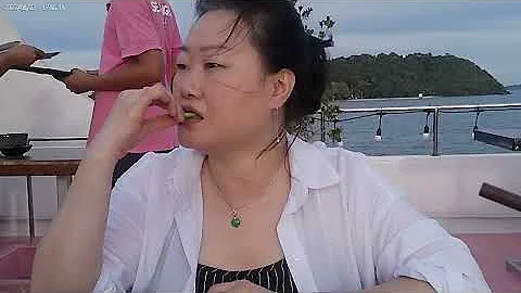 Dinner in Phuket, Thailand on Sunset Ship