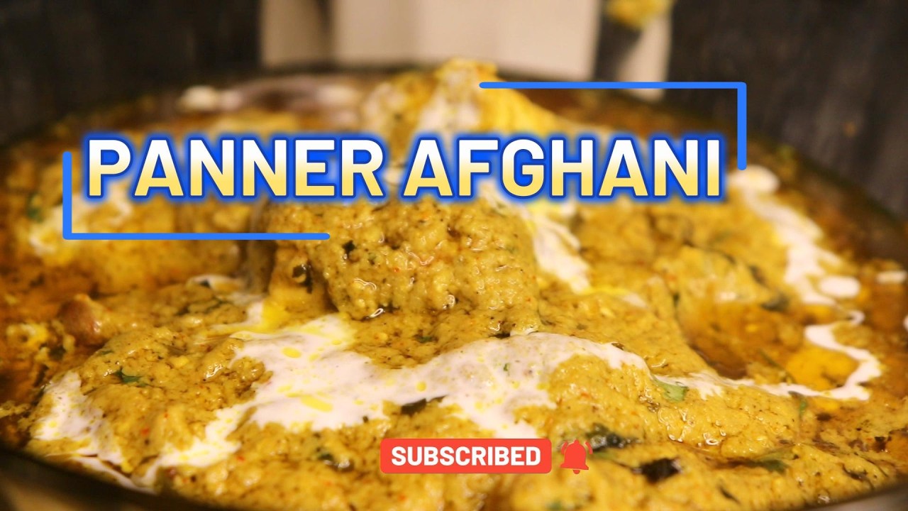 Paneer Afghani | अफगानी पनीर घर पर | restaurant style Afghani Panner