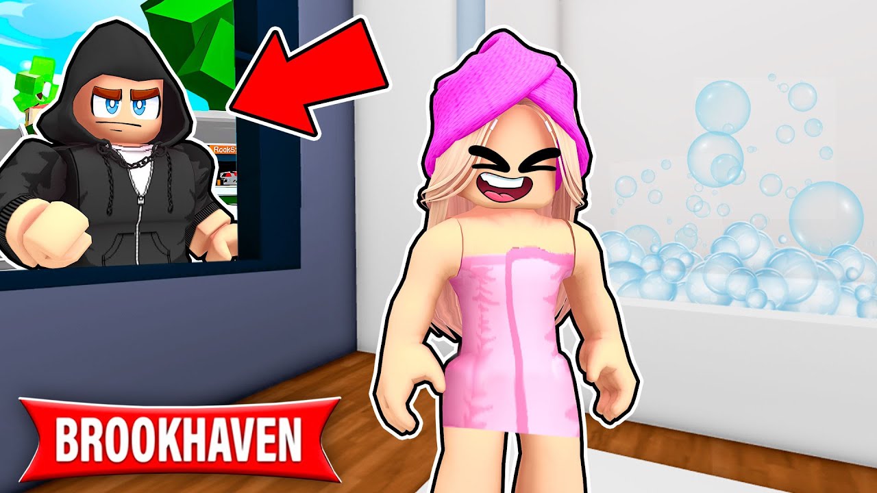 SZALONY FAN PODGLĄDA MNIE PRZEZ CAŁY DZIEŃ na BROOKHAVEN RP w ROBLOX!