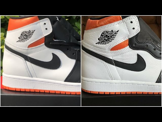 新品未使用 NIKE AIR JORDAN1 electro orange Jordan 1 Retro High Electro Orange Men's - 555088-180 - US
