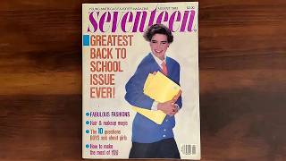Seventeen August 1983 Greatest Back to School Issue Ever!  | ASMR Magazine Flip Through