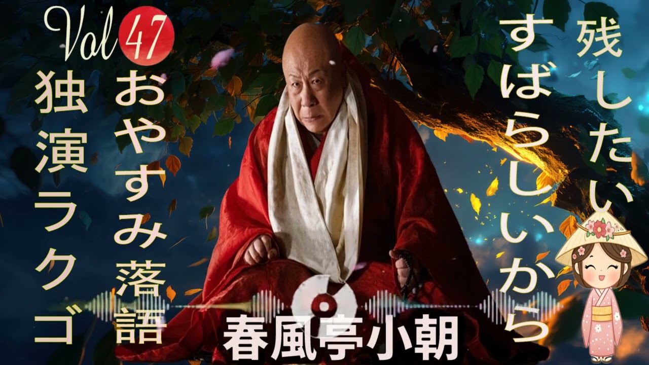 【おやすみ落語 】春風亭小朝 の名作落語セレクション 🎭 Vol.47