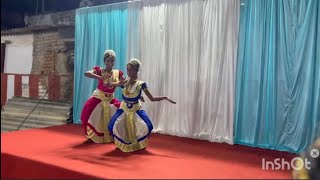 Bharatanatyam dance performance in Muthumari Amman temple in Chennai/Moksha institute of dance