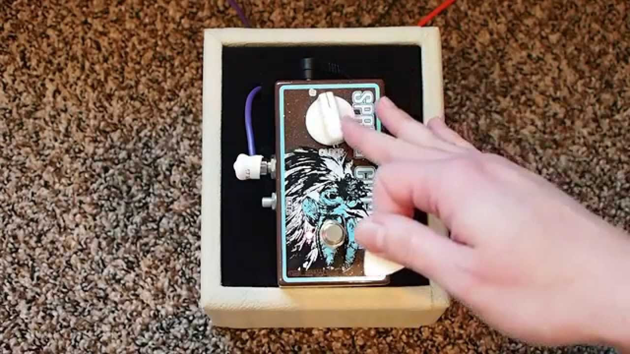 Malekko- Chicklet Reverb Pedal Demo - YouTube