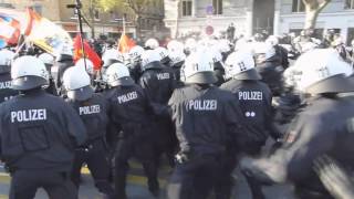 Bereitschaftspolizei im Einsatz