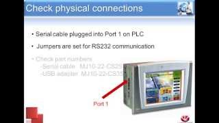 Connecting to a Unitronics Vision Programmable Controller & Updating the O/S screenshot 2