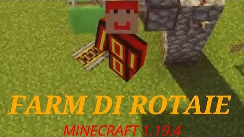 FARM DI ROTAIE IN 30 SECONDI MINECRAFT JAVA 1.19.4 #shorts  #minecraft