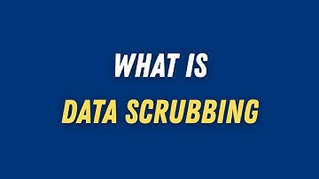 What is data scrubbing