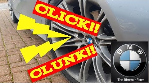 BMW Clunking / Clicking Noise when braking SOLVED!