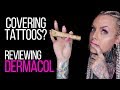 DERMACOL TATTOO COVER REVIEW⚡Testing Concealer for covering tattoos