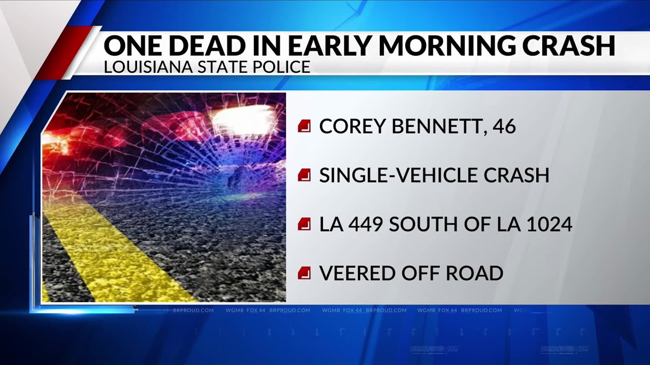 Walker man dies after vehicle crashes into canal - YouTube