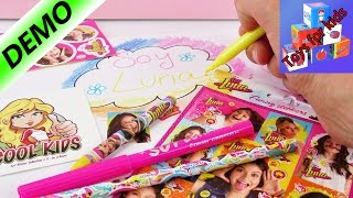 Soy Luna Disney | Writing Set with 17 Pieces | Markers, Stamps, Colors, Stickers | Demo screenshot 3