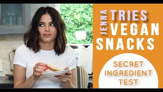 VEGAN SNACK TASTE TEST! *Secret Ingredient* | Jenna Dewan