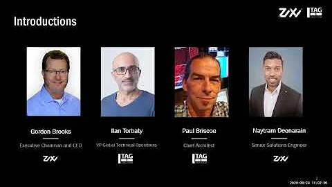 Webinar - TAG Video Systems and Zixi