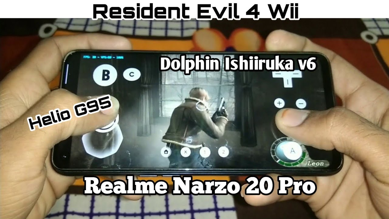 Resident Evil 4 Wii Gameplay in Realme Narzo 20 Pro| Mediatek Helio G95| Dolphin Ishiiruka v6