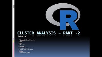 Tutorial 14 Cluster Analysis   Part  2
