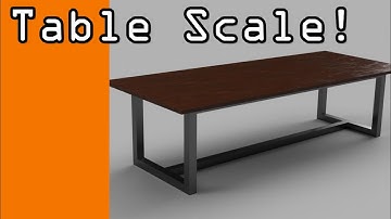 Fusion 360: Modeling a Dining Room Table!  FF47