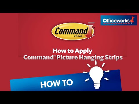 How To Apply Command Picture Hanging Strips