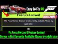 Fix Forza Horizon 6 Feature Locked Error | Server Is Not Currently Available Please try again later