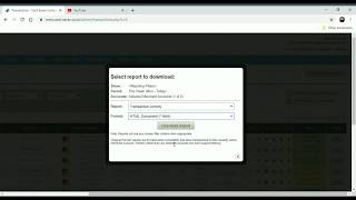 Virtual Terminal How To Generate Reports