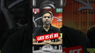 GATE vs IIT-JEE: Which is easier to crack? #PW #Shorts
