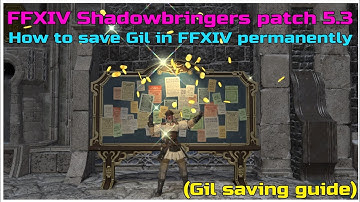 How to save Gil in FFXIV