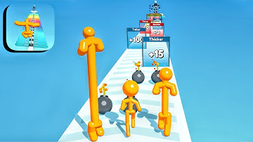 Tall Man Run ​- All Levels Gameplay Android,ios (Levels 26-28)