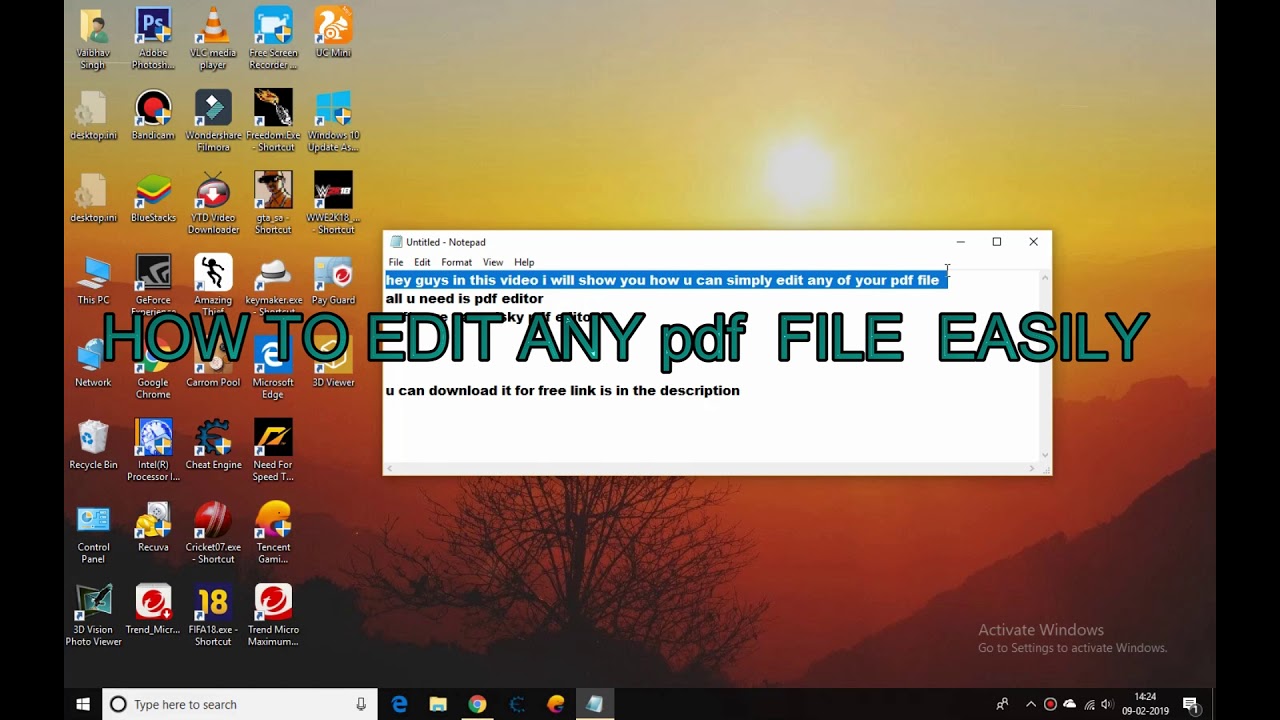 HOW TO EDIT PDF FILE EASILY visual data 7