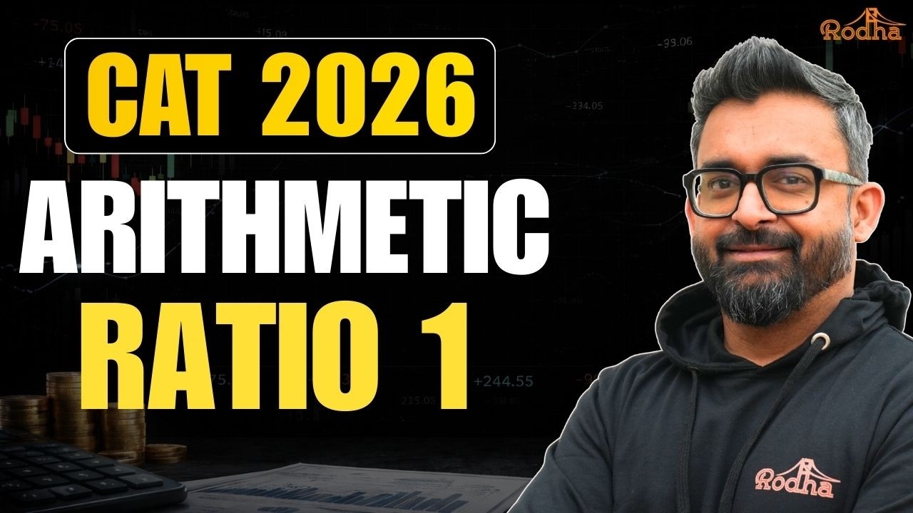 Ratio- 1 | Arithmetic | CAT 2026 Starts Here | Quants By Swapanil Sir ...