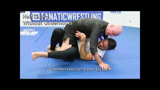 Half Guard Without Underhooks. Negating Advantage, Applying Cross Face To Mount.