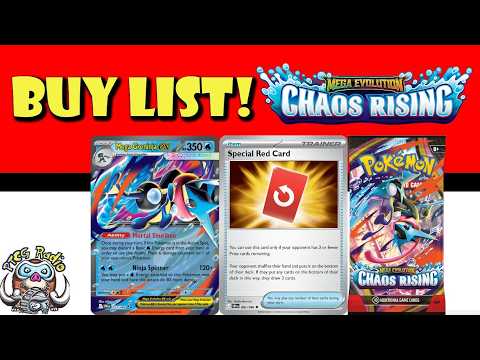 The Complete Chaos Rising Buy List! You NEED These Cards! (Pokémon TCG News)