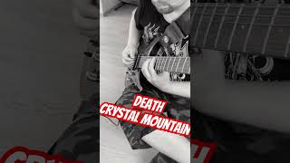 Death - Crystal Mountain w/ Delay #shorts #deathmetalclassics #death #chuckschuldiner #guitar #rock