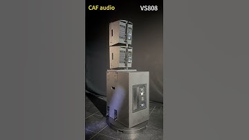 Active small line array speaker VS808 #audio #activespeakers #prosound #linearrayspeakers