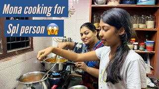 Mona Chicken biriyani cooking for Special Guest  Mama with Babyma