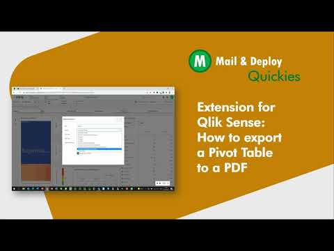 Mail & Deploy Quickies I How to export a Pivot Table to a PDF