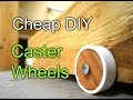 Cheap DIY caster wheels - workbench drawers