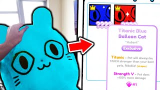 How to Get the Titanic Blue Balloon Cat in Pet Simulator X
