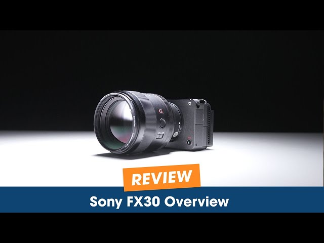 Sony FX30 Camera and Sony FE 50mm F1.8 Lens