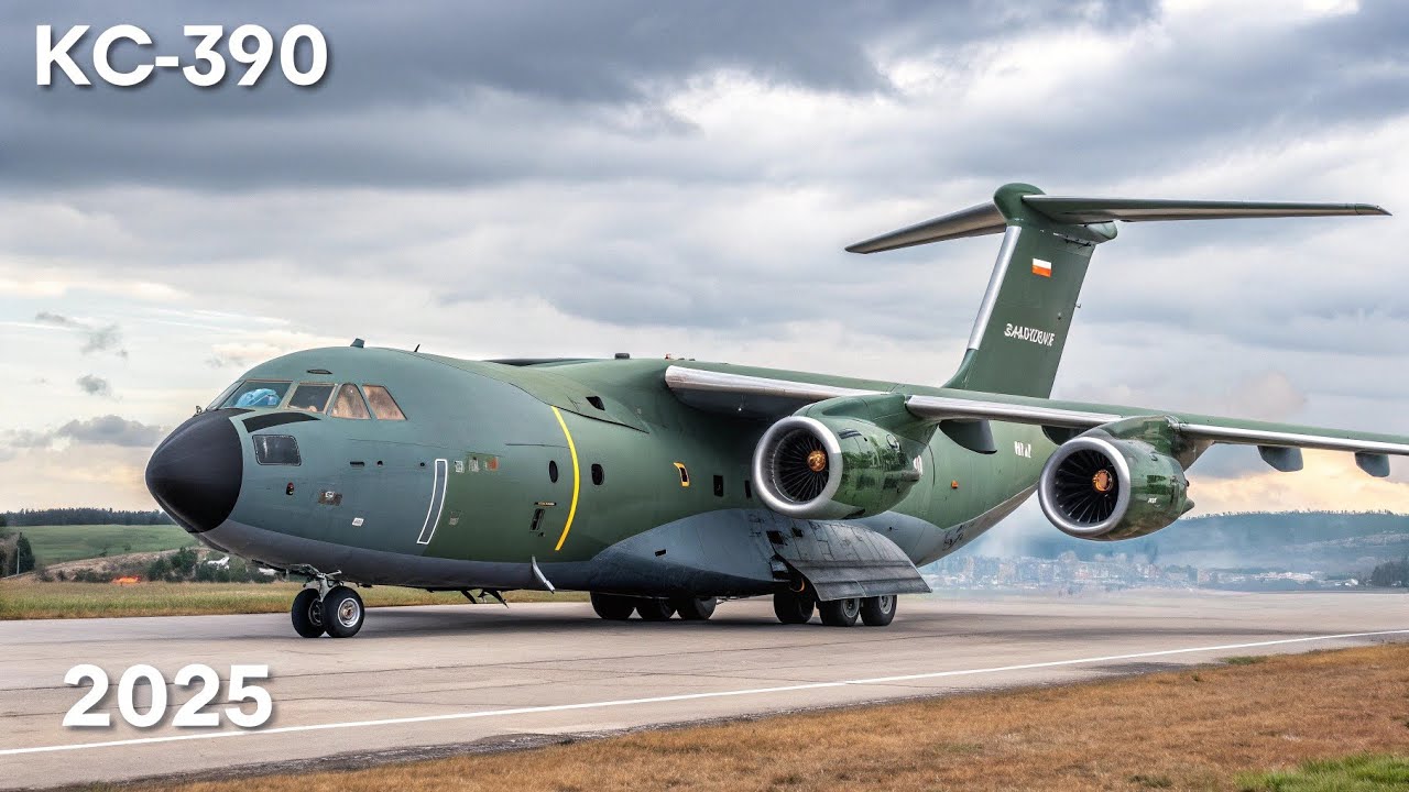 Embraer KC-390 2025 — обзор самолёта будущего для военной авиации