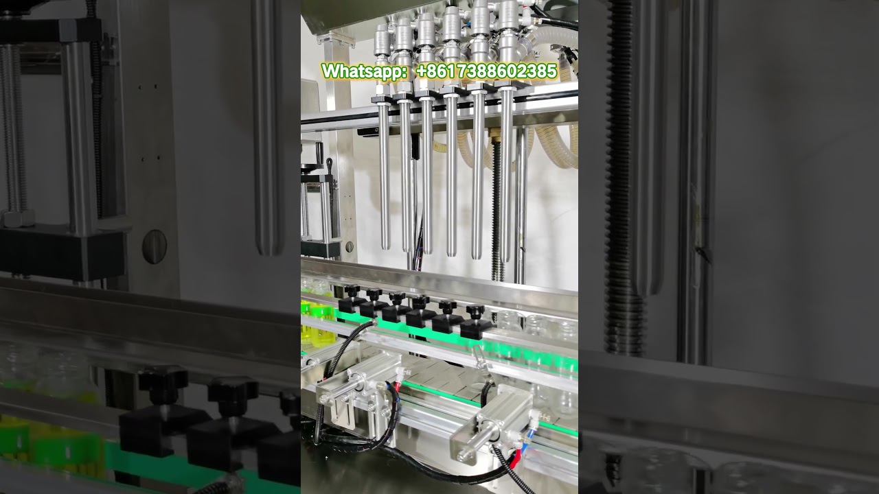 6 head filling machine, automatic bottling machine, liquid filling machine 