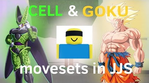 GOKU SSJ & PERFECT CELL custom movesets in jujutsu shenanigans