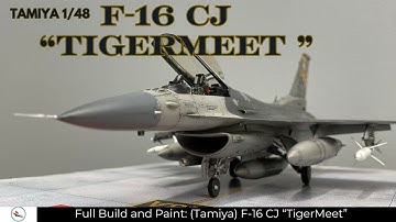 F-16 Fighting Falcon - Tamiya 1/48 Scale Model Aircraft