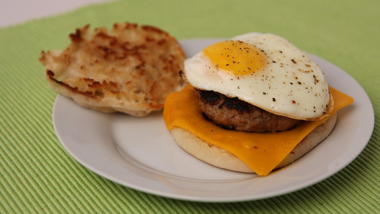 Sausage Egg & Cheese Breakfast Sandwich Recipe - Laura Vitale - Laura in  the Kitchen Episode 440 